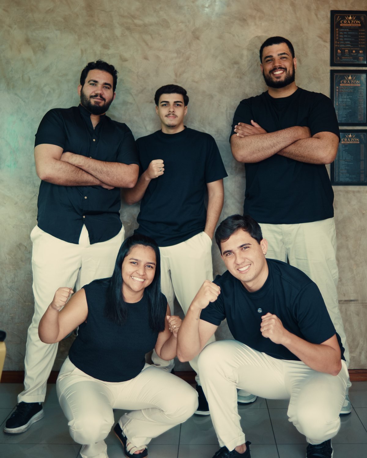 Equipe da Crazon Barbearia em Cajuru